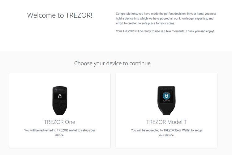 Welcome to Trezor