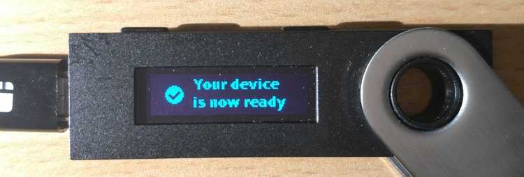 Your device is now ready