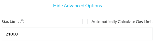 What should i set my gas limit to