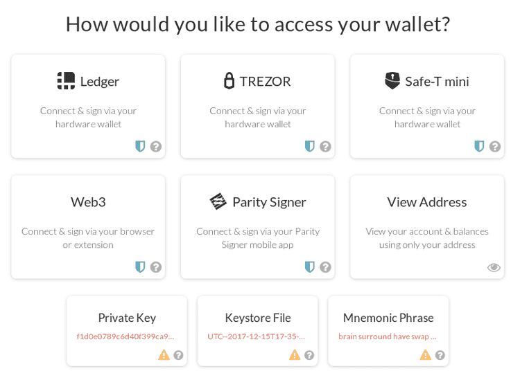 Access your wallet